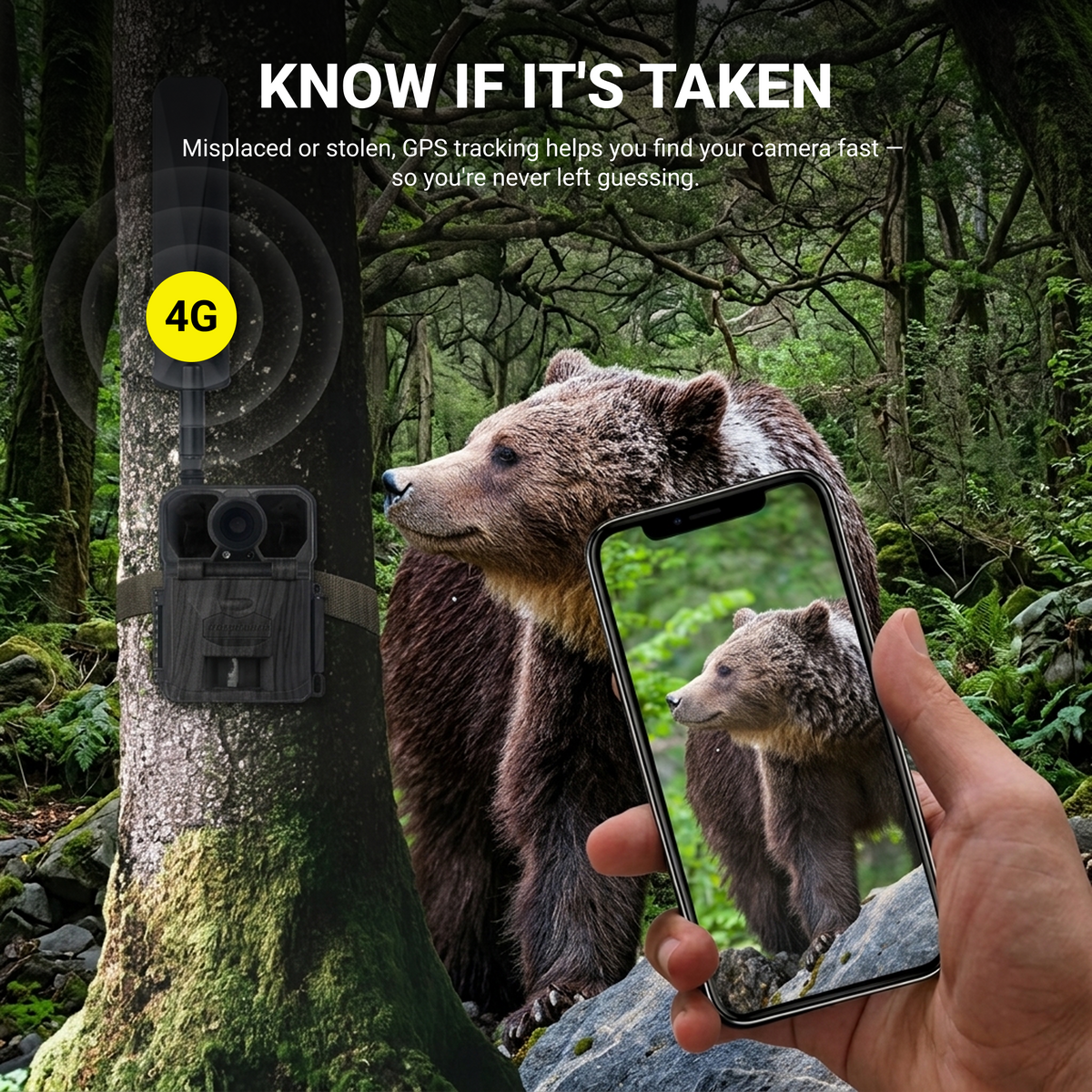 CYBER Trail Camera - AI-Powered 360° Night Vision Trail Camera