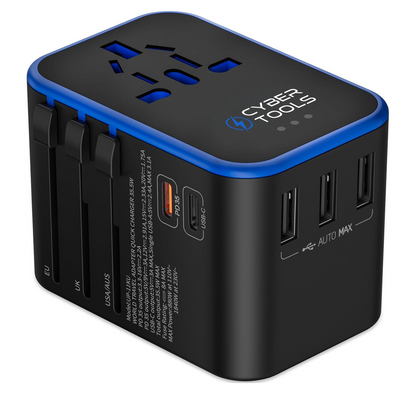 PortVault 360 Universal Travel Adapter-Converter