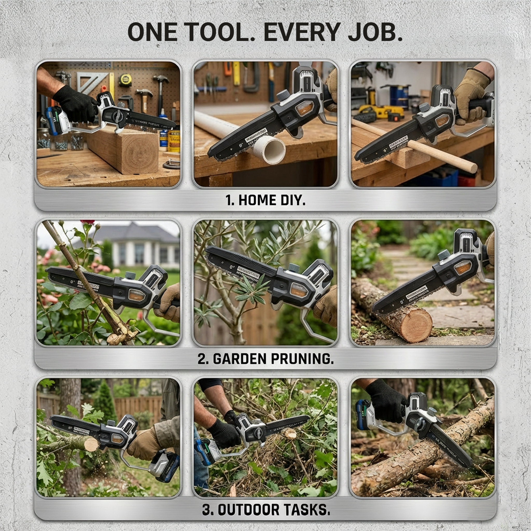 CyberTools Grovecut Cordless Mini ChainSaw