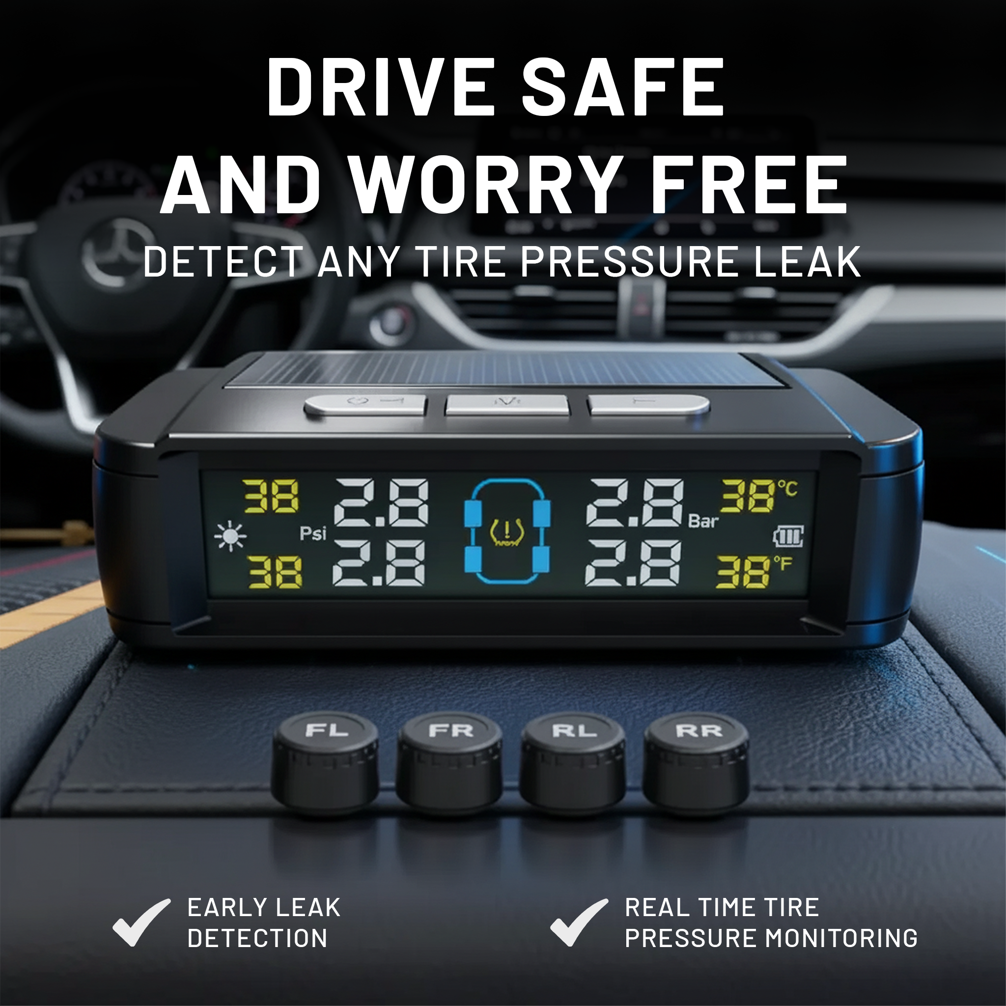 Cyber Tire Pressure Monitoring System (TPMS)