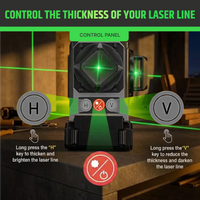CyberGreen Pro 4D 360° Green Laser Level