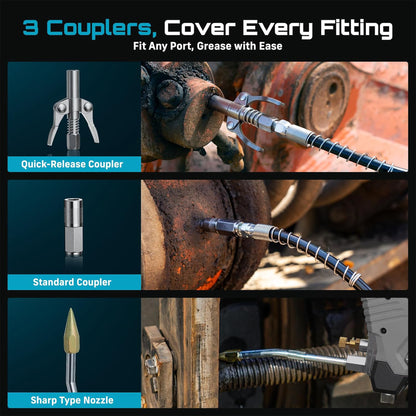 3 Couplers, Cover Evry Fitting