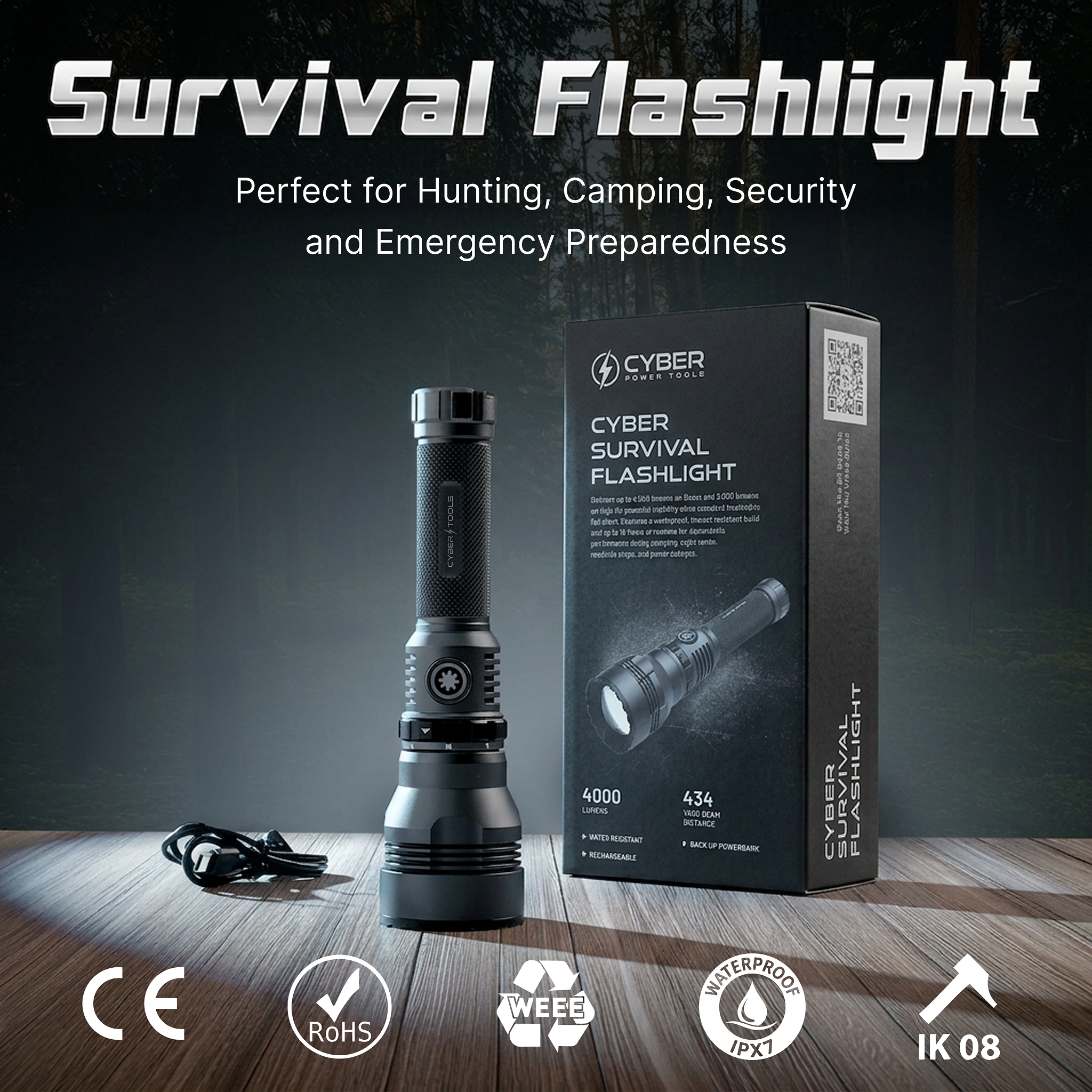 Cyber Survival Flashlight