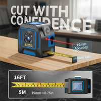MeasurePro 3-in-1 Digital Laser Tape