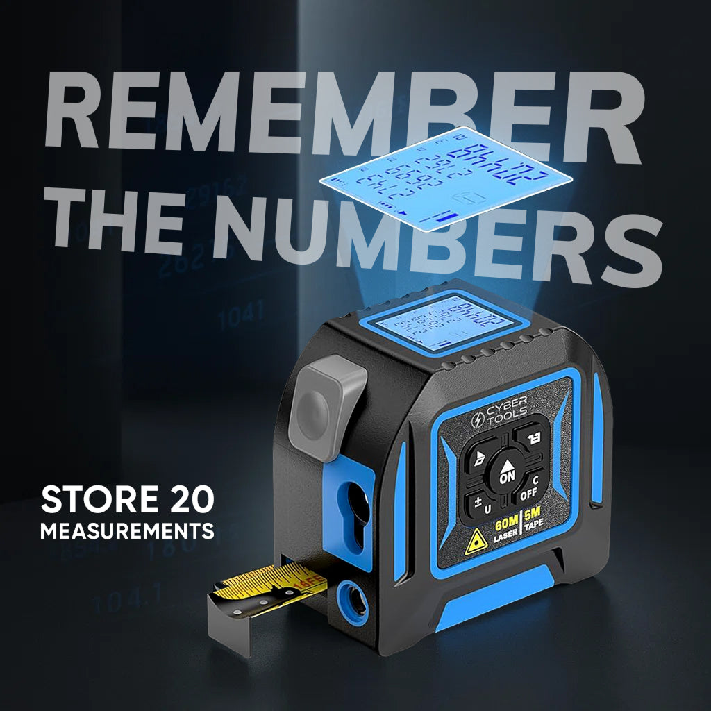 MeasurePro 3-in-1 Digital Laser Tape