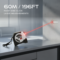 Cyber Measure Pro 3-in-1 Professional Laser Tape Measure