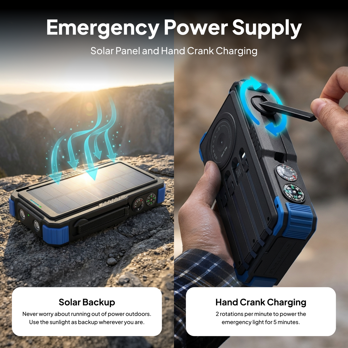 PowerBackline Solar Power Bank