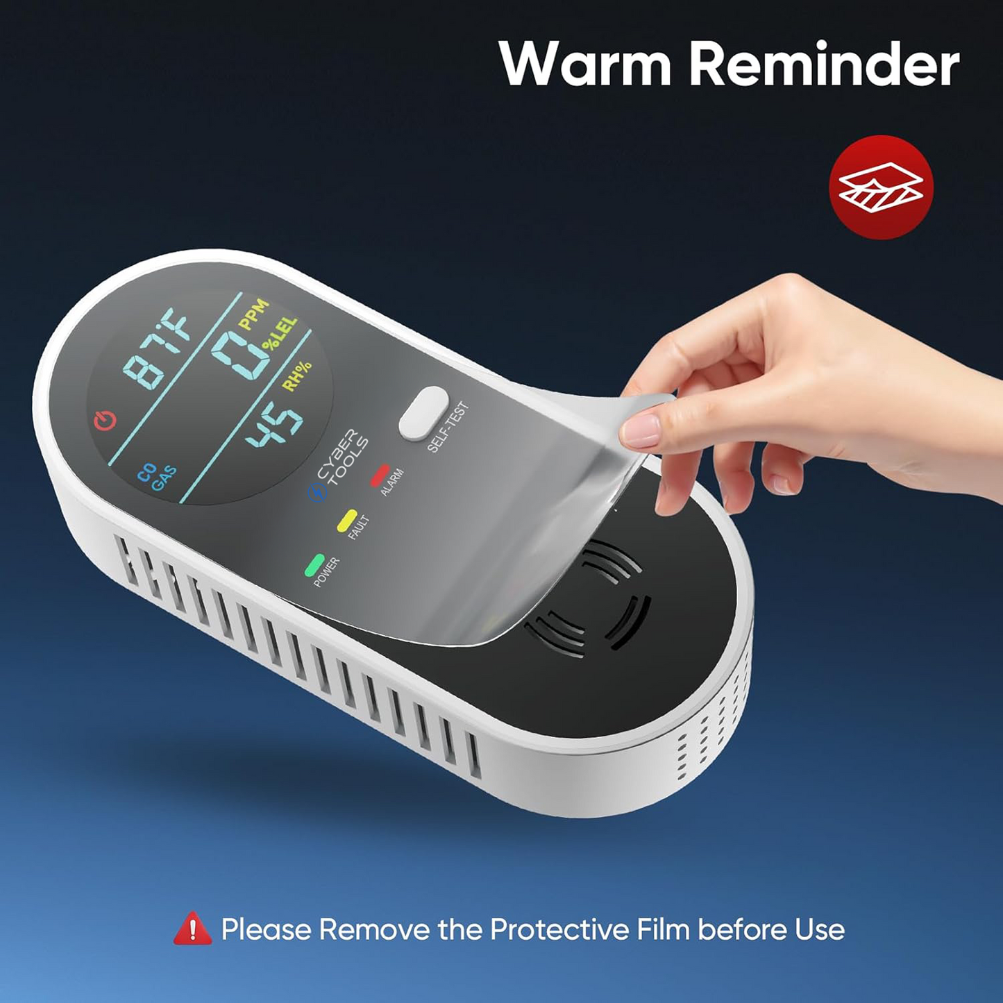 CyberSense Carbon Monoxide Detector