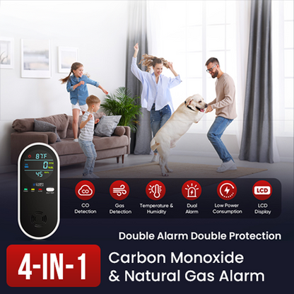 CyberSense Carbon Monoxide Detector-4-in-1