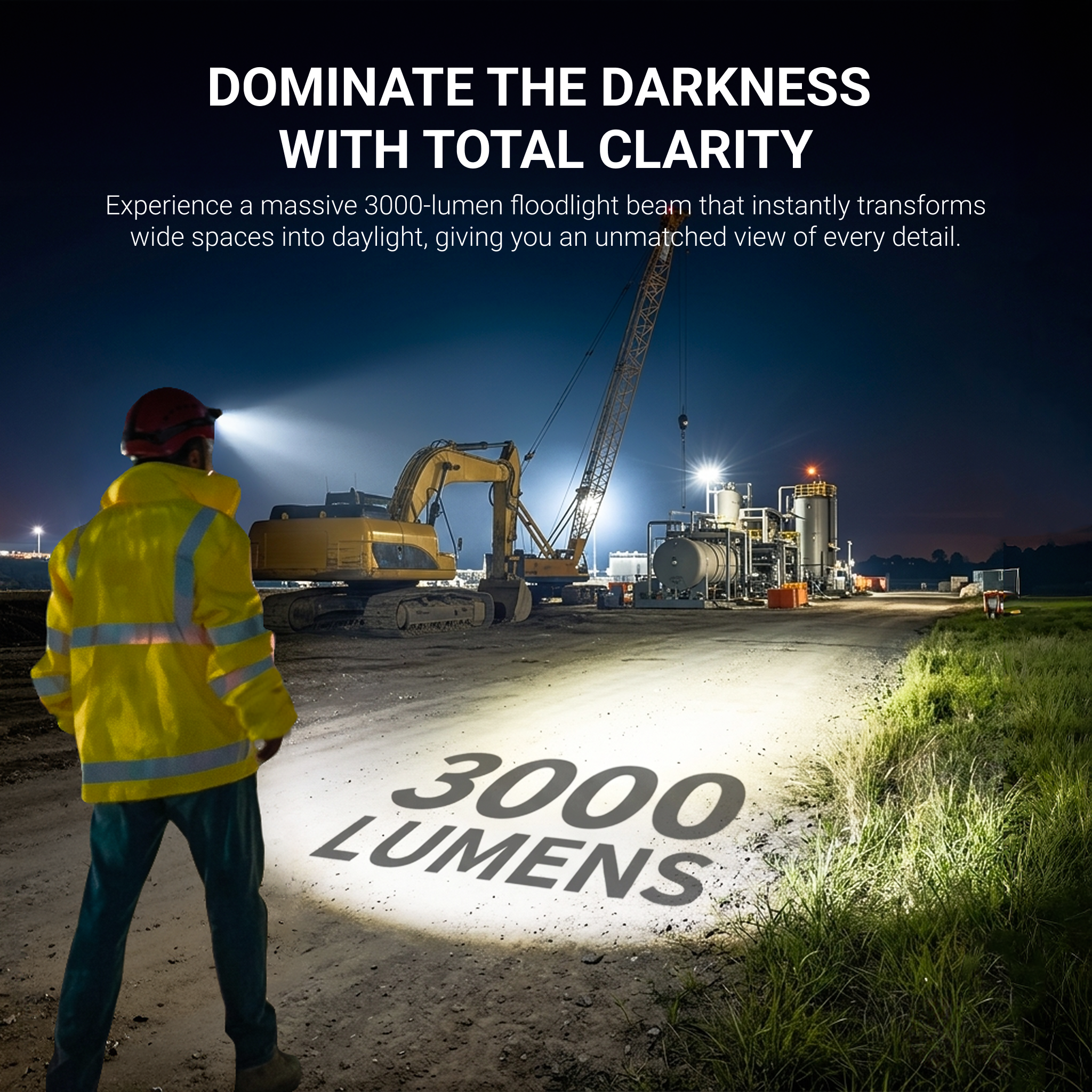 CyberRanger™ 3000 Lumen Smart LED Headlamp