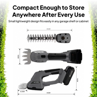 CYBER HedgeMaster Pro 3-in-1 Extended Cordless Hedge Trimmer