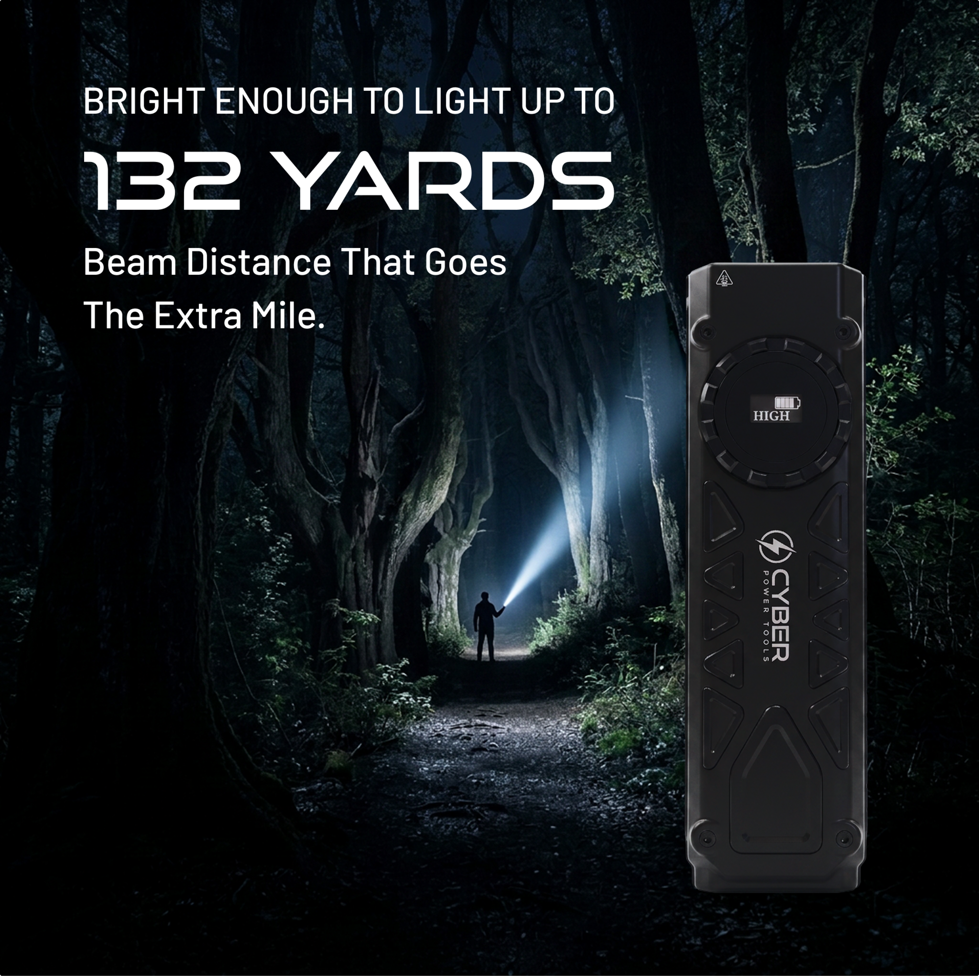 Cyber 5000 Lumen Flat EDC Flashlight