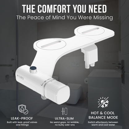 AquaLoo Ultra Slim Bidet Attachment for Toilet
