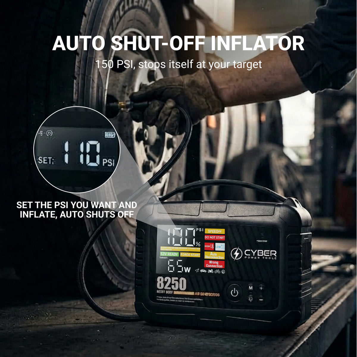 OrcaBoost Pro Jump Starter with Air Compressor