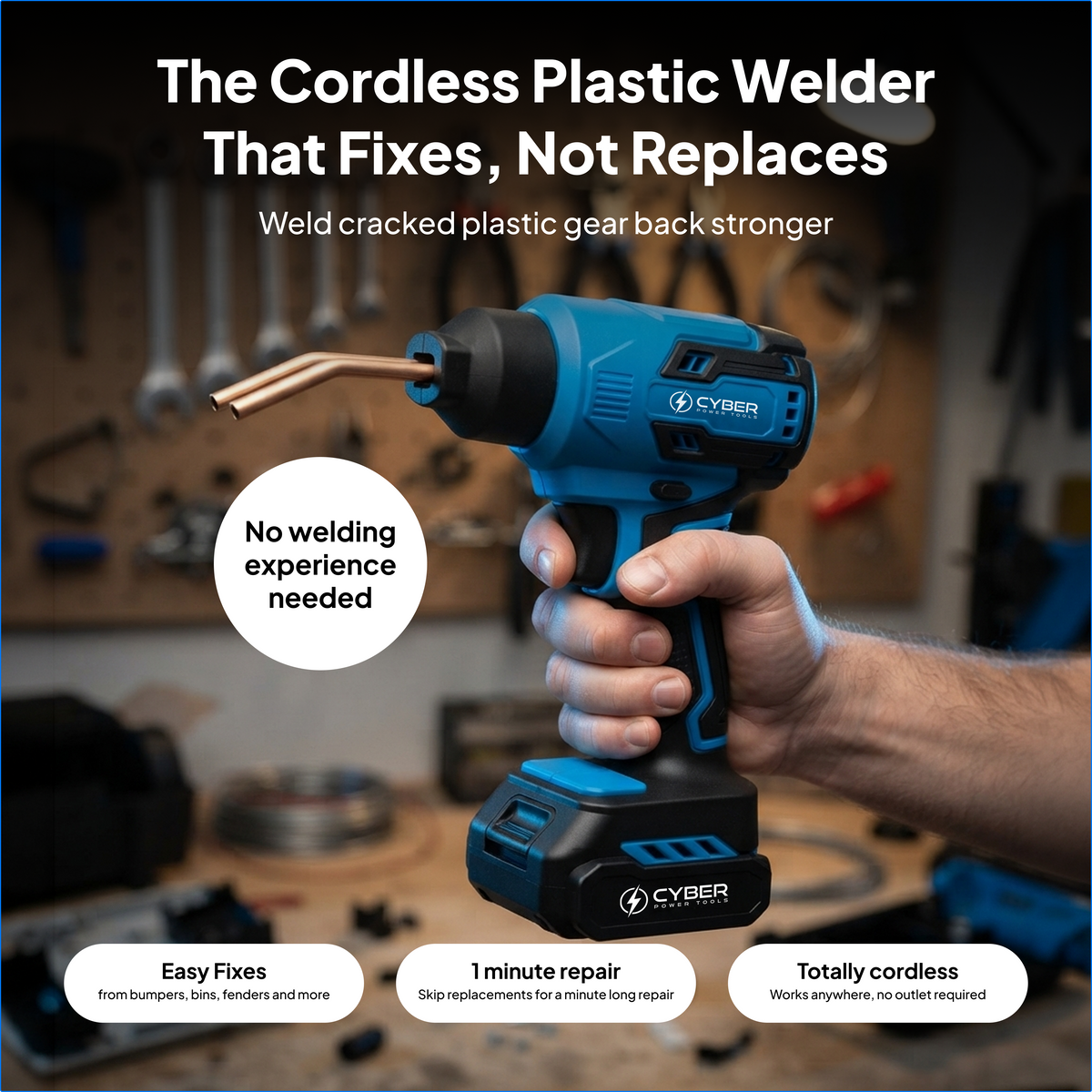 OrcaWeld Pro Cordless Plastic Welder