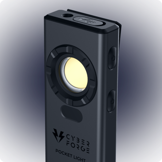 Multi-Use Pocket Flashlight & Laser