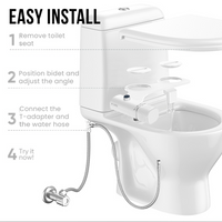 AquaLoo Ultra Slim Bidet Attachment for Toilet