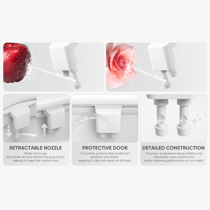 AquaLoo Ultra Slim Bidet Attachment for Toilet