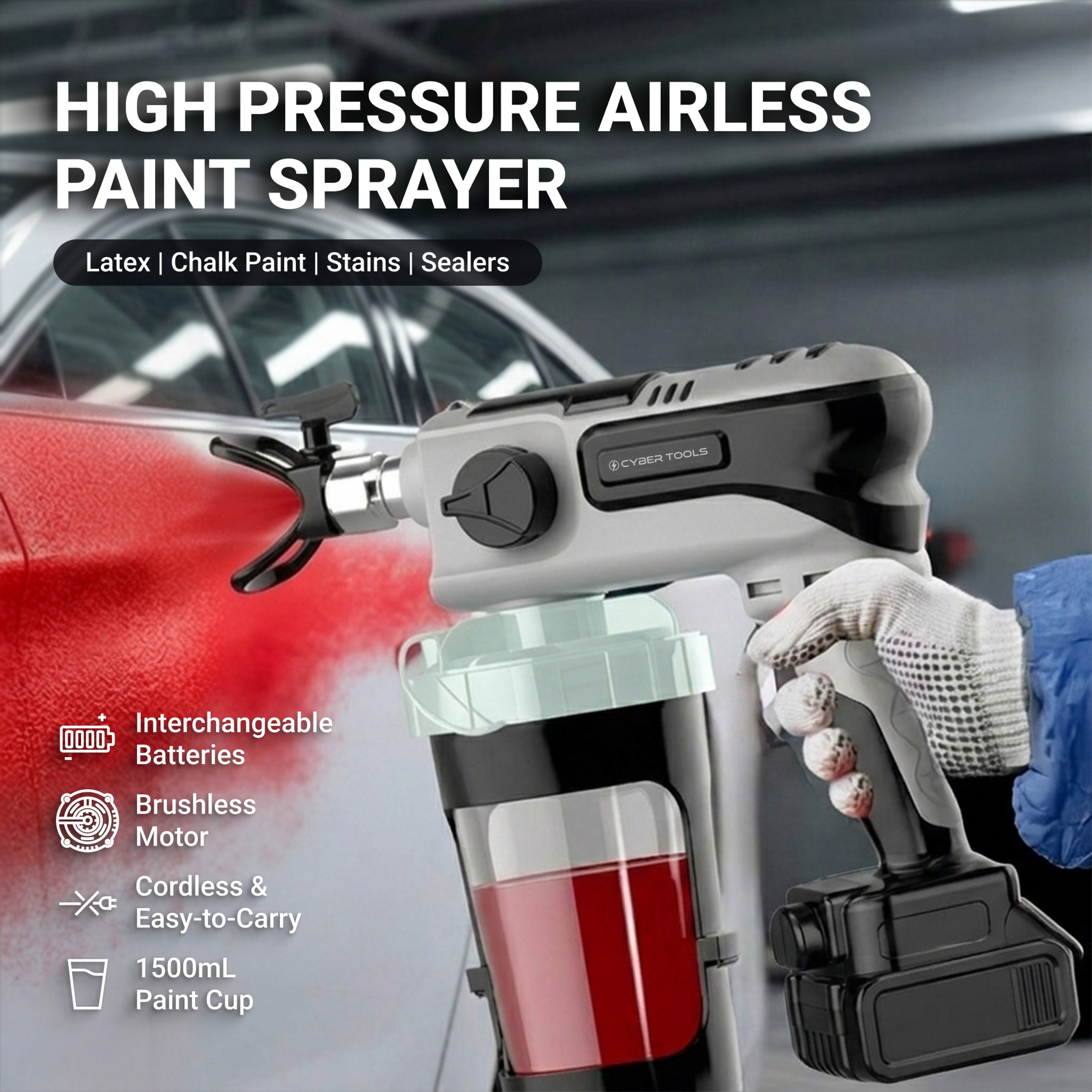 Orca ProPraint Cordless Paint Sprayer