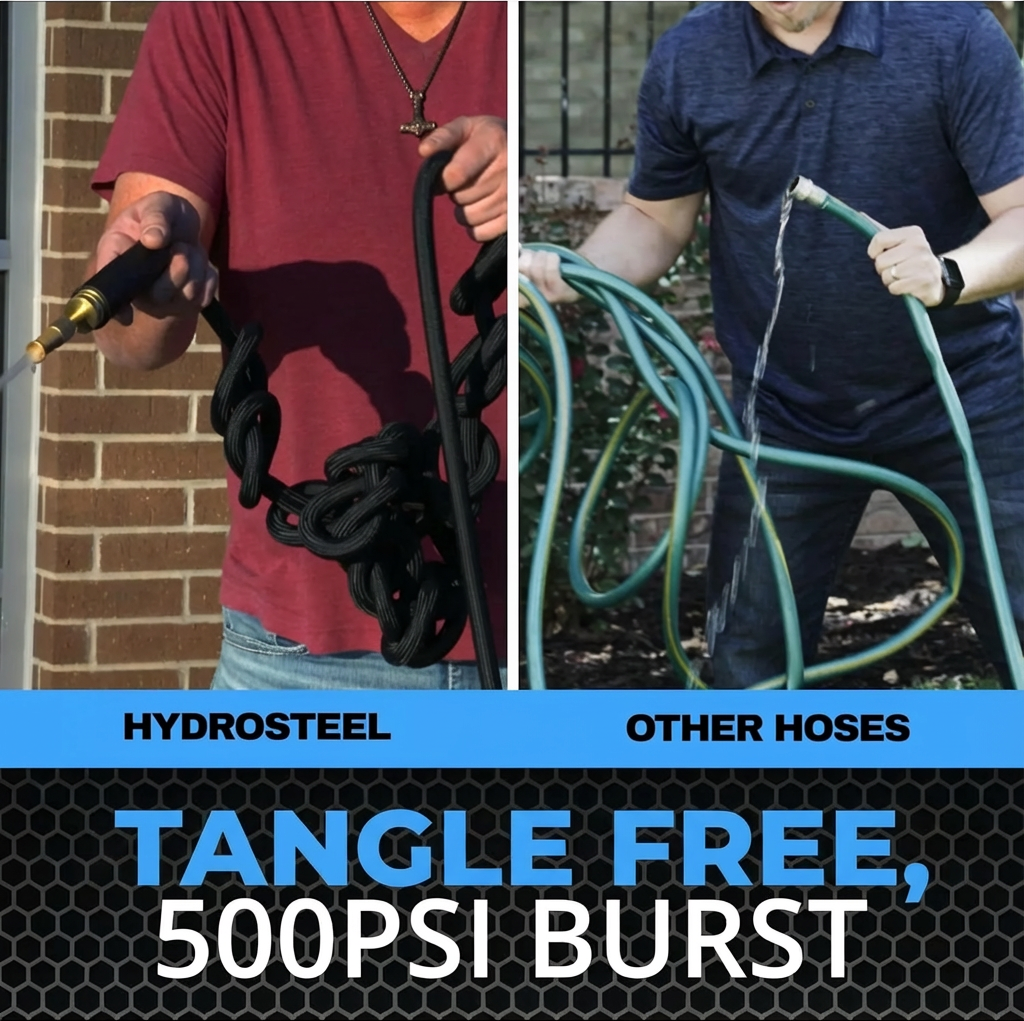 SteelFlow™ Hybrid Metal Garden Hose